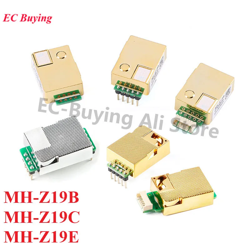 MH-Z19 MH-Z19C MH-Z19B MH-Z19E IR Infrared CO2 Sensor Module Carbon Dioxide Gas Sensors NDIR CO2 Monitor 400-5000 0-5000ppm UART