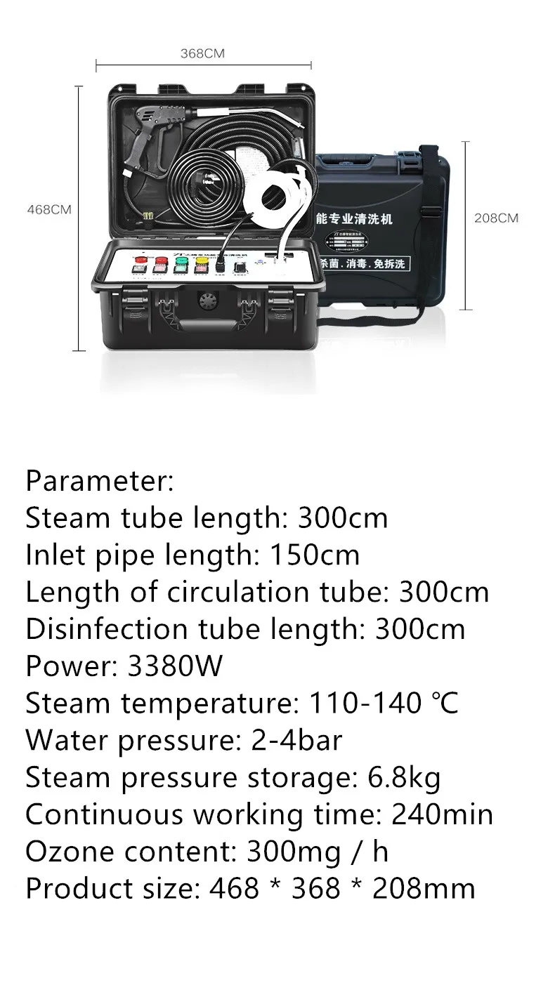 220V Điện Gia Đình Hấp Bụi Nhiều Hơi Nước Nhiệt Độ Và Áp Suất Cao Phạm Vi Hood Hơi Nước Eu/AU/Anh/Mỹ