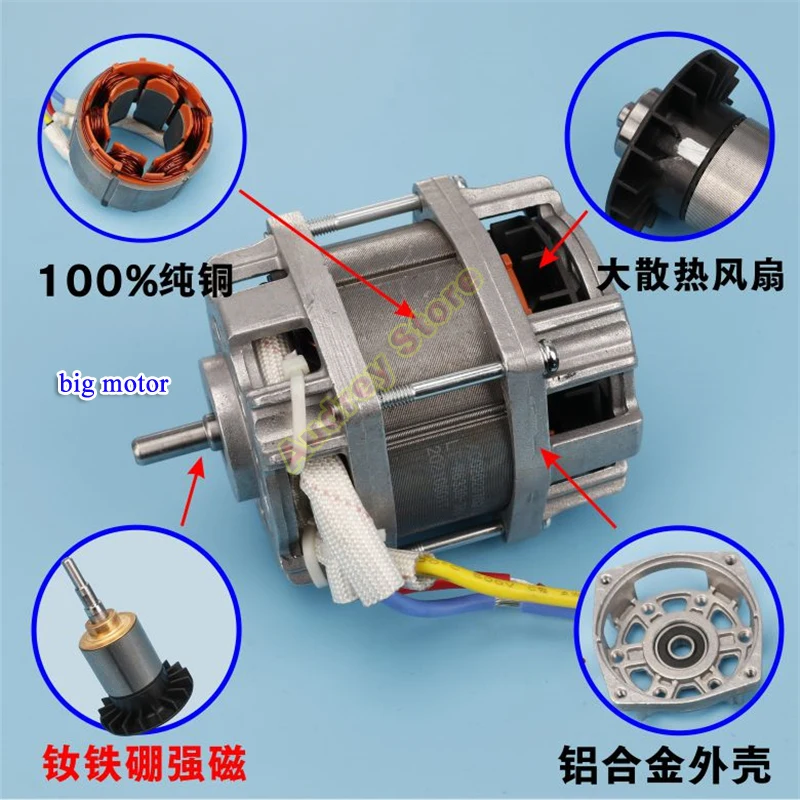 500W 600W DC21V 42V 10000rpm 29000rpm power 4-pole internal rotor brushless motor For Electric tool lawn mower model airplane image 3