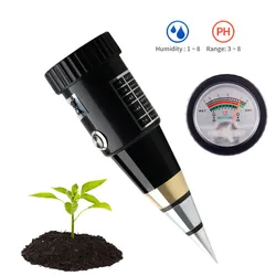 Soil Soil Moisture PH Meter pH 3-8 Acidity Humidity Tester Metal Sensor Probe Flower Meter For Planting Garden Tool 30% OFF