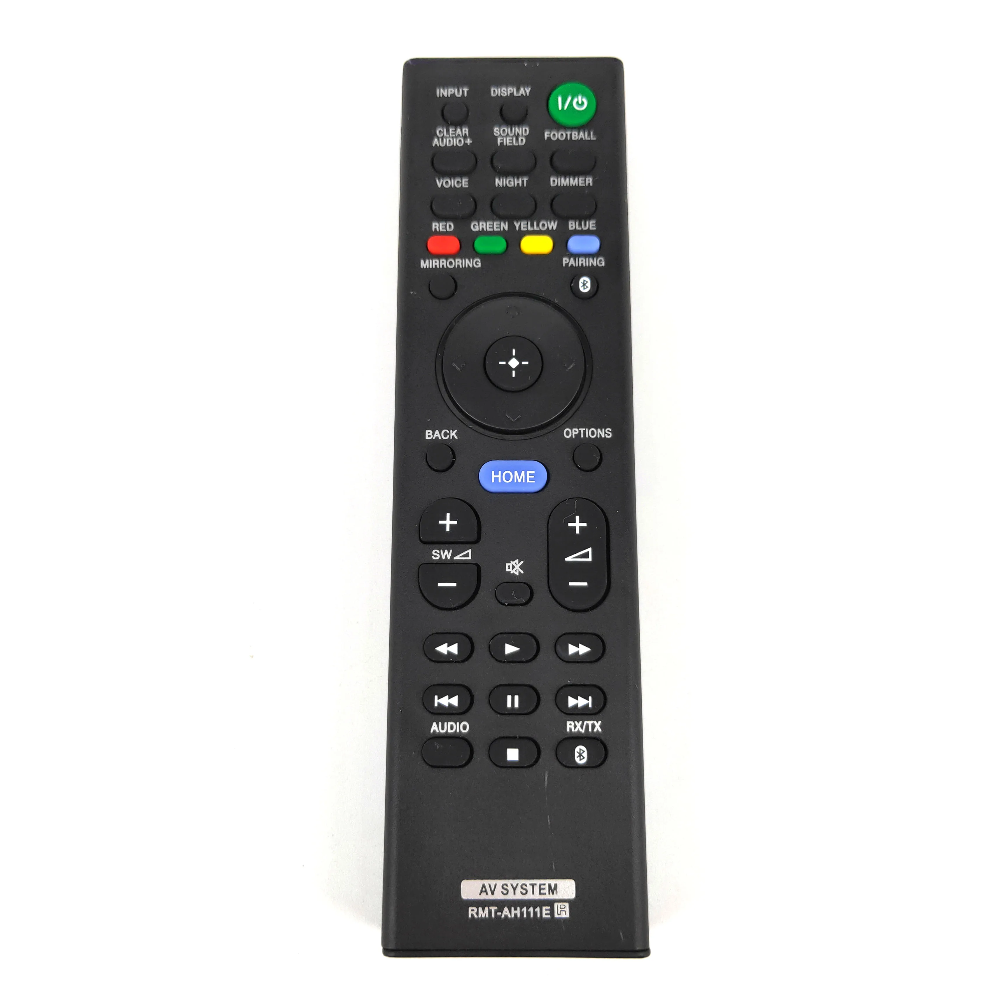 

NEW RMT-AH111E Remote Control for Sony Sound bar Home Theatre System for HT-ST5 HT-XT1 HT-CT290 HT-CT291 HT-NT3 SA-CT390