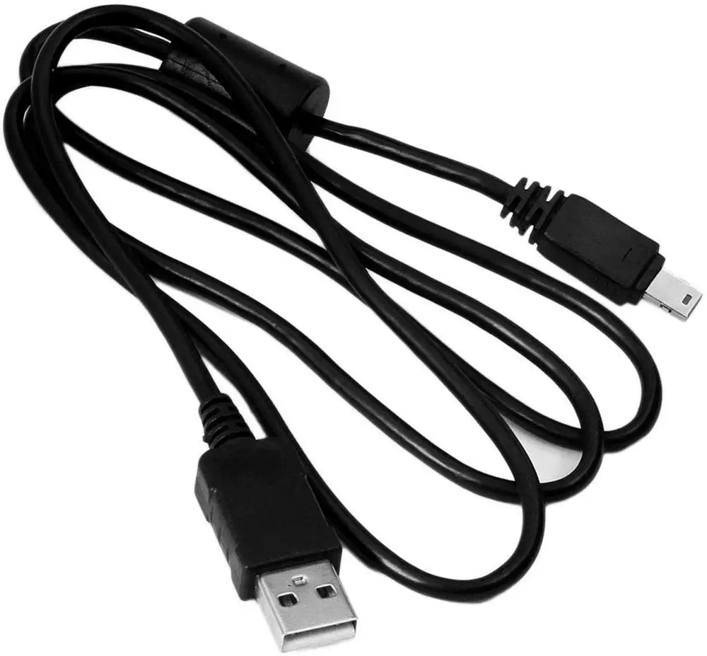 교체 USB 데이터 충전 케이블 12Pin USB 포트 전원 코드 Casio Exilim 카메라 EX-S10 S12 H10 F1 FS10 FC100