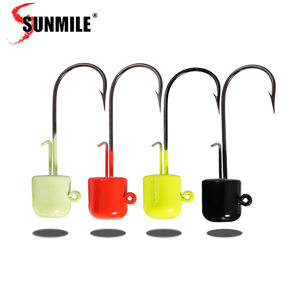 

SUNMILE Ned Rig Jig Head 5pcs Finesse Jigs for Freshwater Soft Fishing Bait 2g3.5g5g7g Jigs Hook Bass Haken Hooks