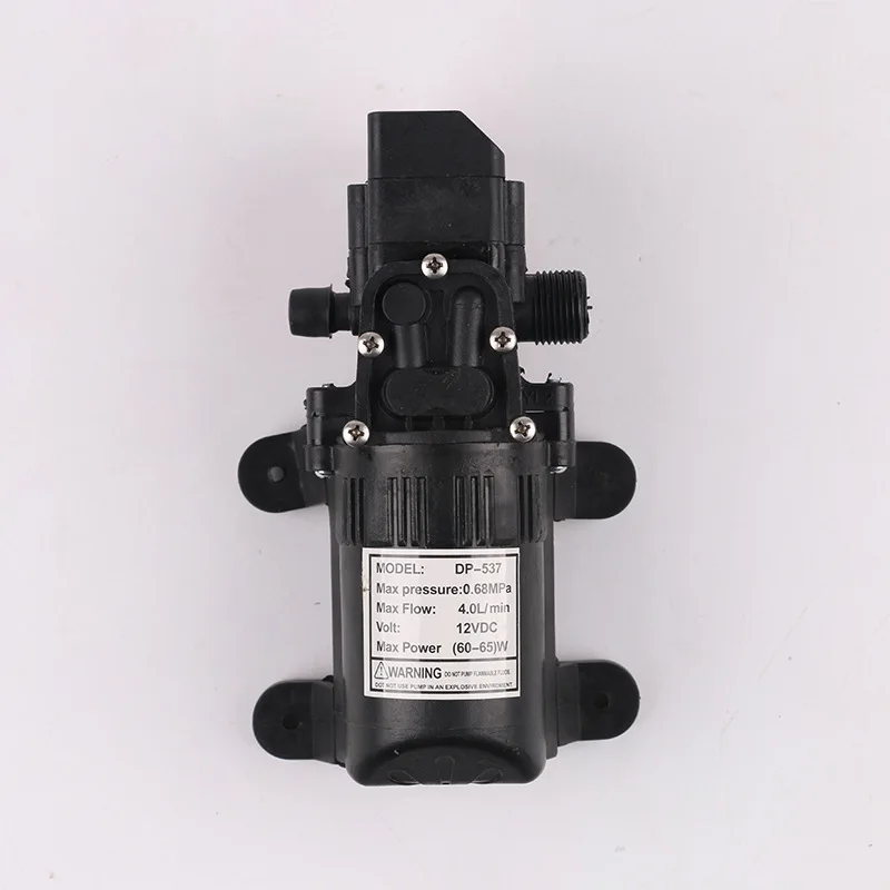 Vehicle-Mounted High-Pressure Car Wash Machine 12V Portable Car Washing Device Intelligent Gun Water Failure Self-Priming Pump F