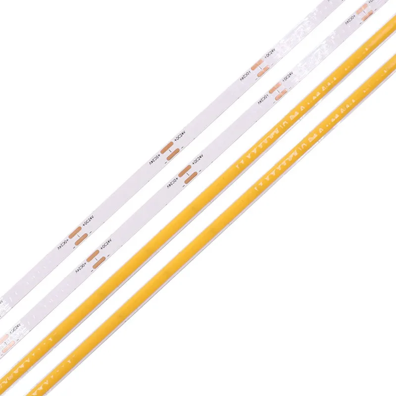 5mm PCB COB Led Streifen Licht Super Dünne 12V 24V Weiche Flex Band Linear Lichter Warm Weiß 3000K Natur Weiß 4000K Cool White 6500K