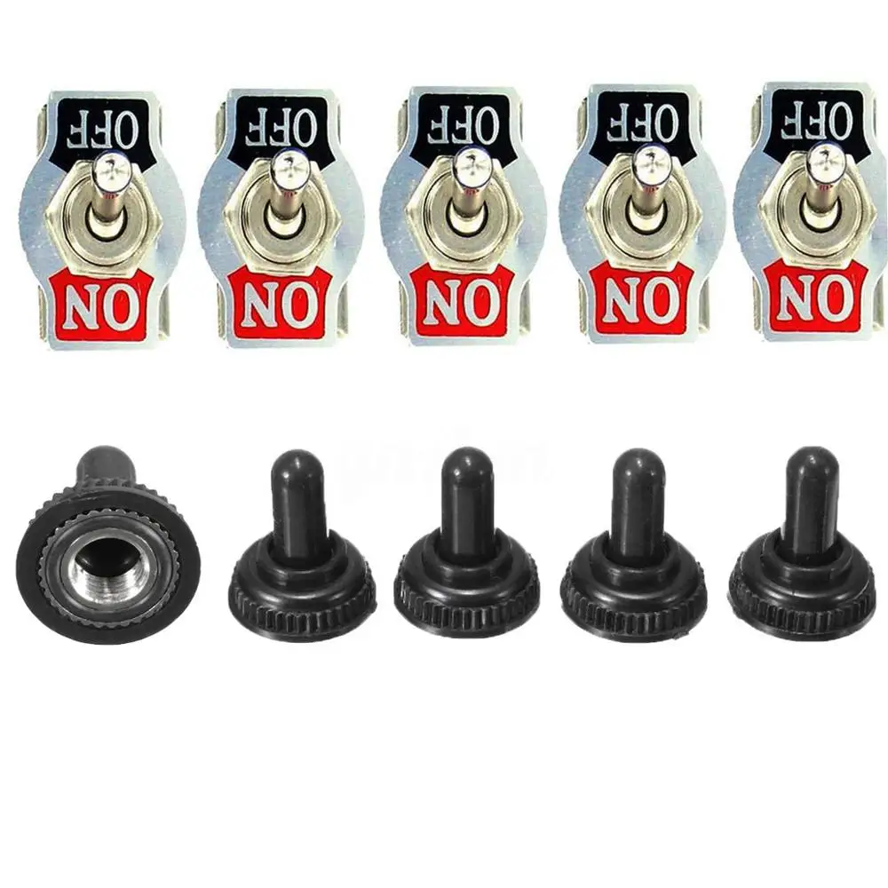 5X SPST 2Pin الثقيلة 15A 250 فولت ON/OFF الروك تبديل التبديل مقاوم للماء التمهيد جديد #2