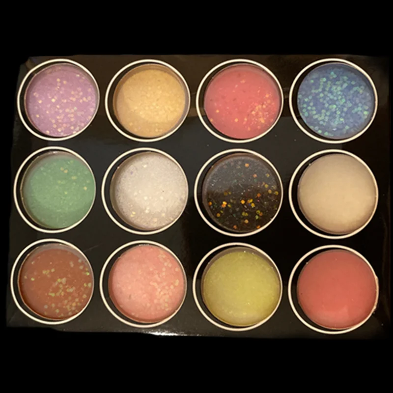 Poudre de cristal pour décoration des ongles, 12 couleurs, Art de décorer les ongles, acrylique, Gel UV