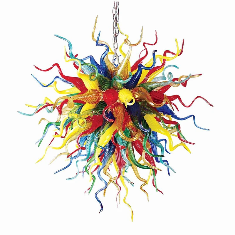 lustre decorativo de vidro soprado a mao lr1250 lustre de teto de vidro italiano murano 01