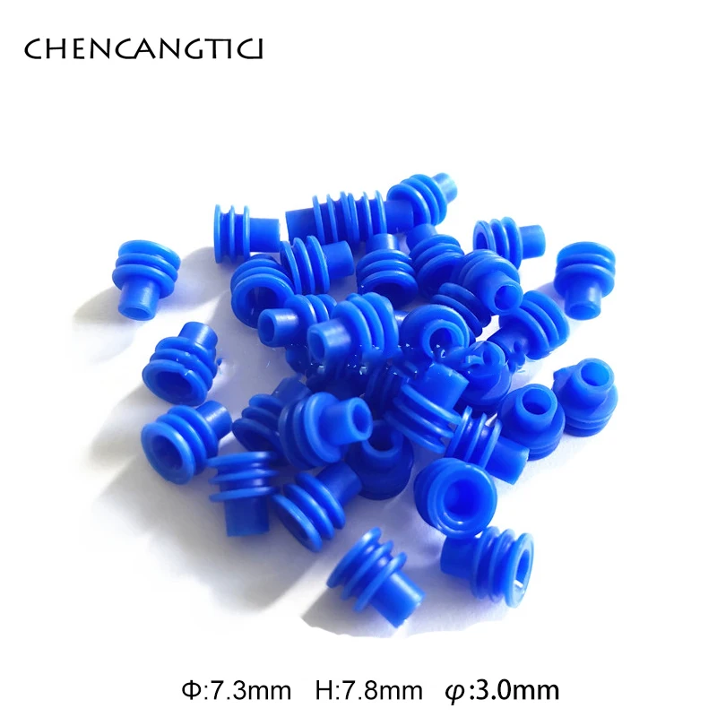 

100 Pcs Automotive Waterproof Silicone Plug Delphi 15324981 Super Wire Rubber Seal For Car Component Connector