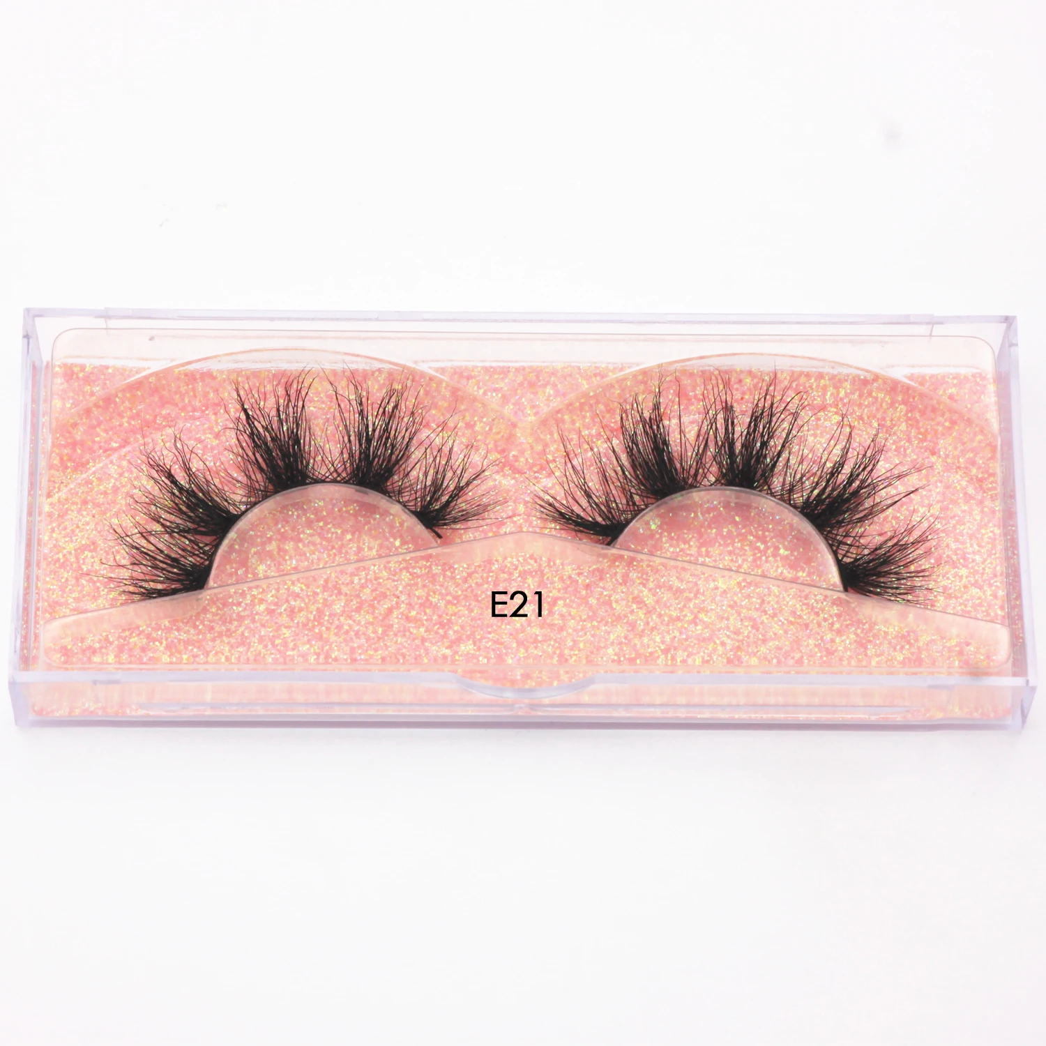 KEKEBAICHA Fluffy Falsies Dramatic Lashes Full Volume Mink Lashes 3D Mink Eyelashesโหดร้ายฟรีปลอมขนตาCrisscrossขนตา