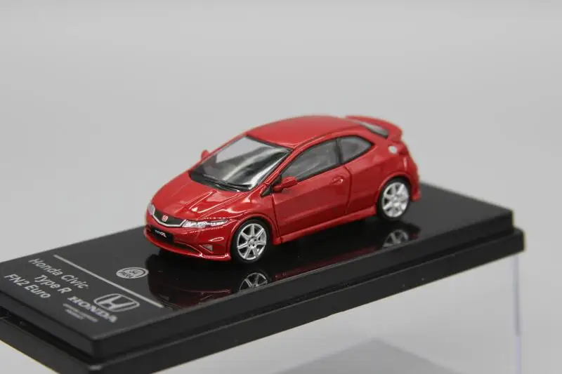 Para MODEL 1:64 HONDA Civic Type-R FN2 EURO Limited collection of die-cast alloy car model ornaments