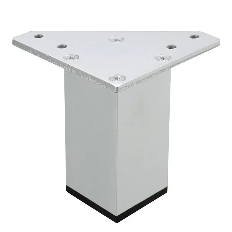 4 Squar Chân Kim Loại Ghế Chân Bảo Vệ Bàn Chân Sofa Chân Vít Với Tầng Protecter Miếng Lót Đồ Phụ Kiện