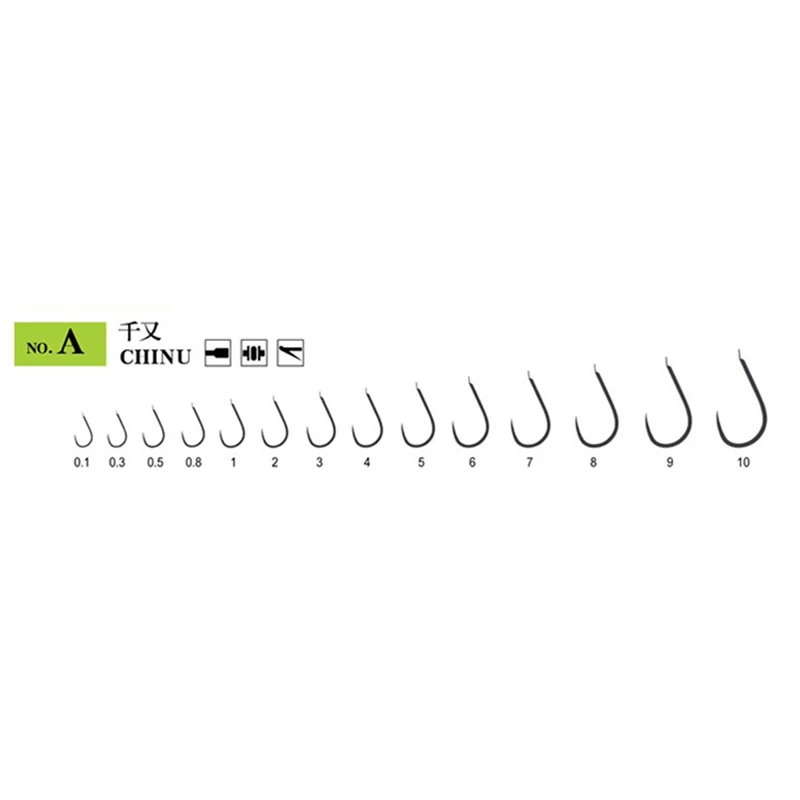 Fish Hook Whosesale By Bulk 1000pcs/lot Flat Jig Head Non-Barb Fishhooks Black Carp Fishing Tackles Peche Pesca