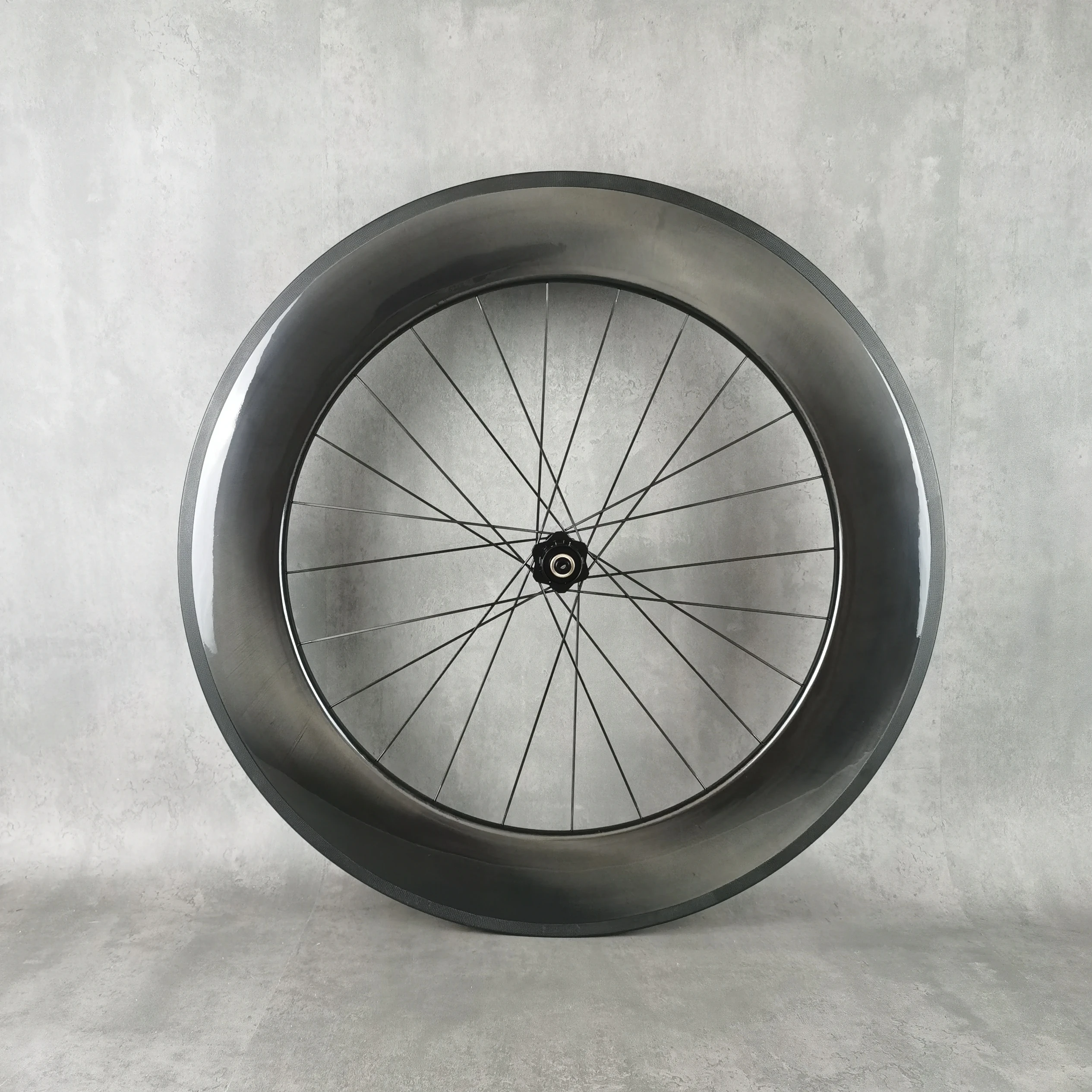 Ruote in carbonio per bici da strada, freno 700C, V, profondità 88mm, larghezza 25mm, copertoncino/tubolare, finitura lucida UD, ruote con telaio