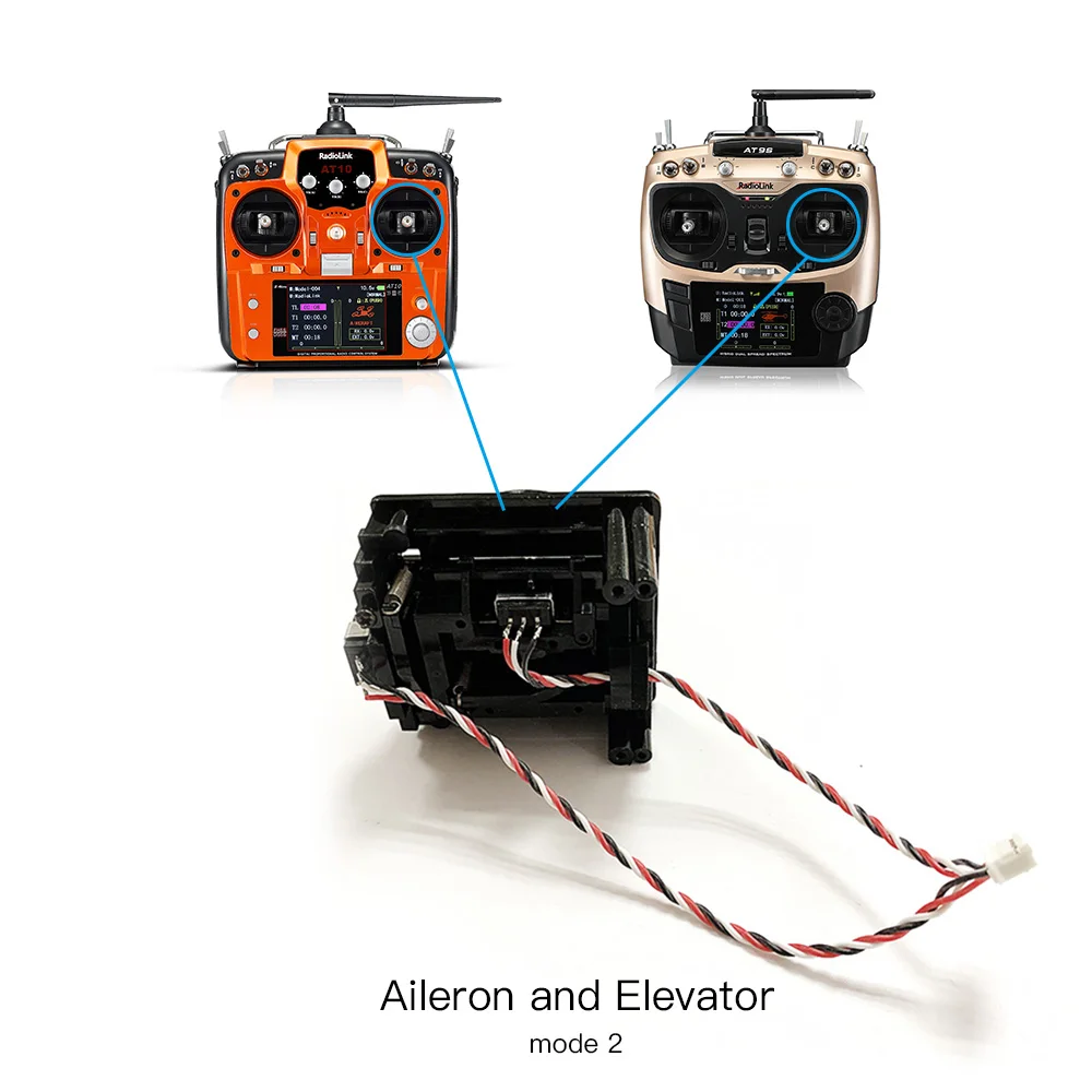 Radiolink RC Transmitter Joystick Gimbals for AT9 AT9S AT10 AT10II Controller Upgrade Replacement Throttle or Aileron