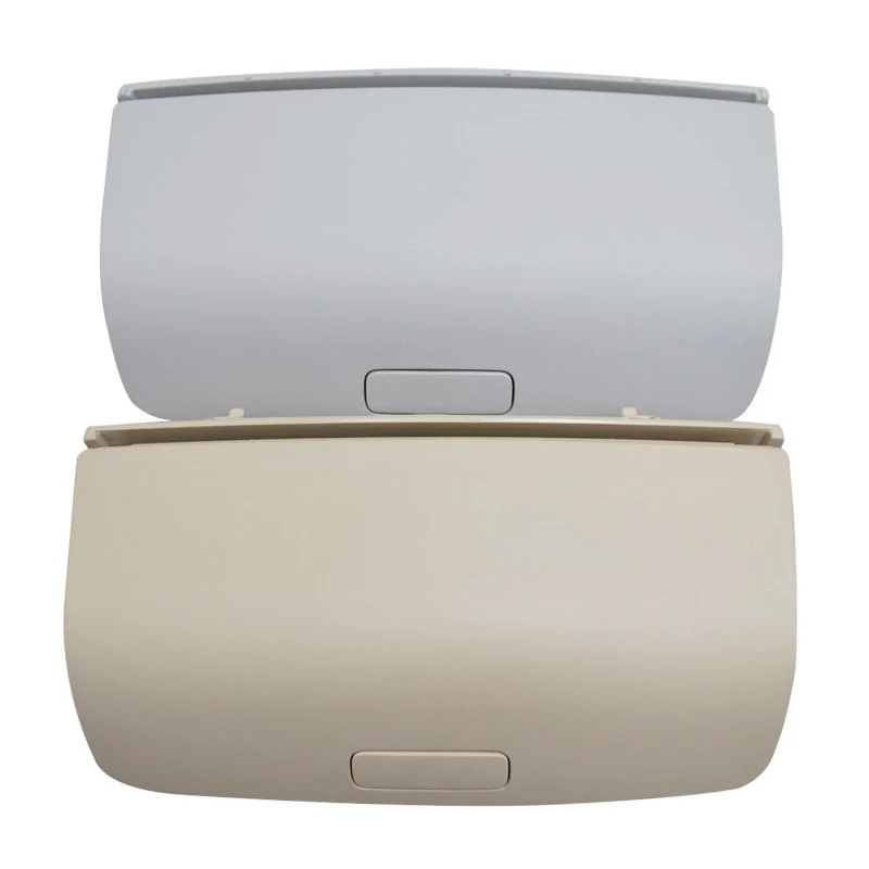 Plastic Car Sun Glasses Case Holder Sunglasses Storage Box For VW Tiguan Golf Passat CC Jetta Scirocco Gray / Beige