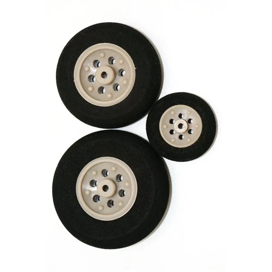 2 Pcs Super Light Tail Wheels For RC Airplane Replacement Toys Plane Accessory D25-53mm