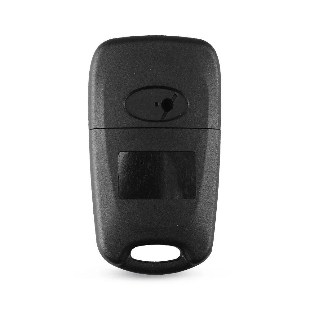 KEYYOU New Flip Key Shell For Kia K2 K5 Sorento Sportage 3 Buttons Folding Remote Car Key Fob Case Blank Cover Uncut Blade