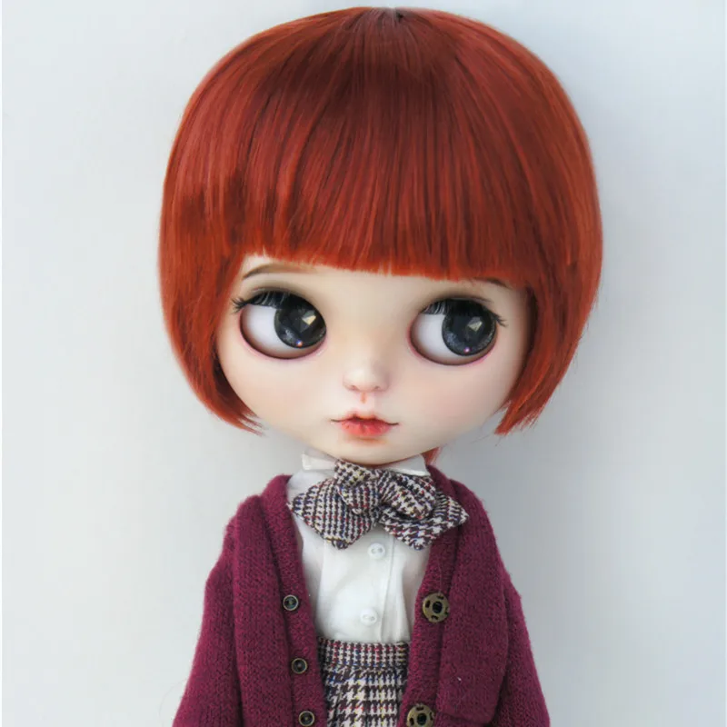 JD019  Popular Boyish & Girlish  Short Cut Synthetic Mohair BJD Wigs  1/12 1/8 1/6 1/4 1/3 OB11 YOSD MSD SD DOD Doll Accessories