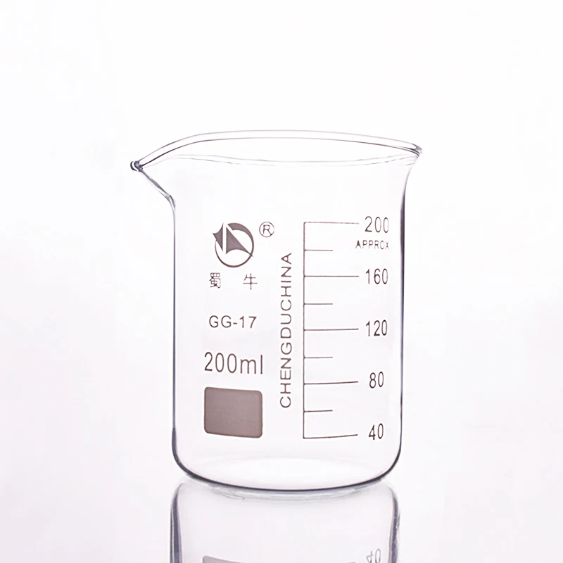 Imagem -05 - Shuniu Béquer de Baixa Forma Vidro Transparente de Borosilicato para Laboratório Béquer de Borosilicato 50 100 150 200 250 500 1000 2000 ml