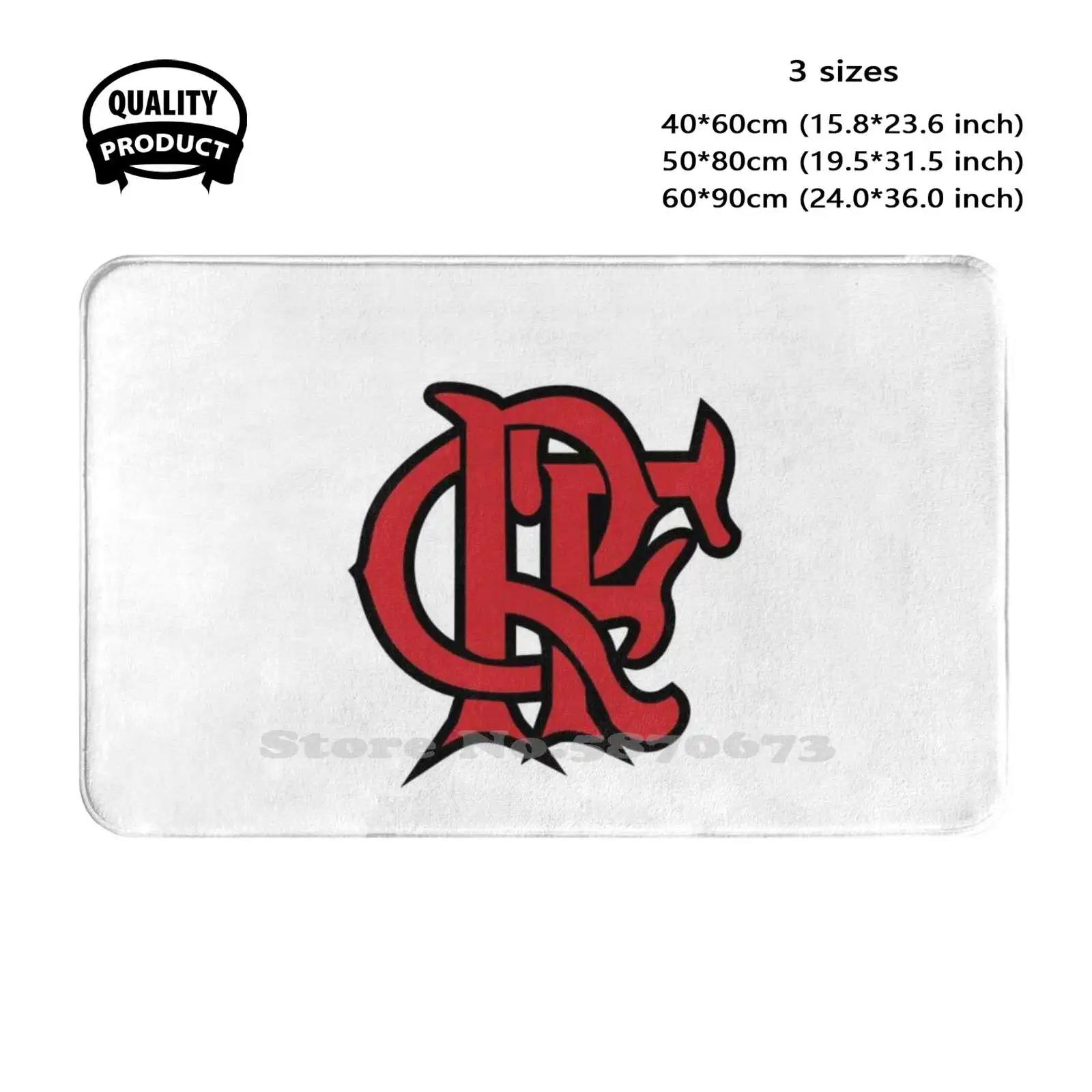 Flamengo Brazil Soft Cushion Home Carpet Door Mat Car Rug Flamengo The Most Big Club Of The The World Clube De Maior Torcida Do