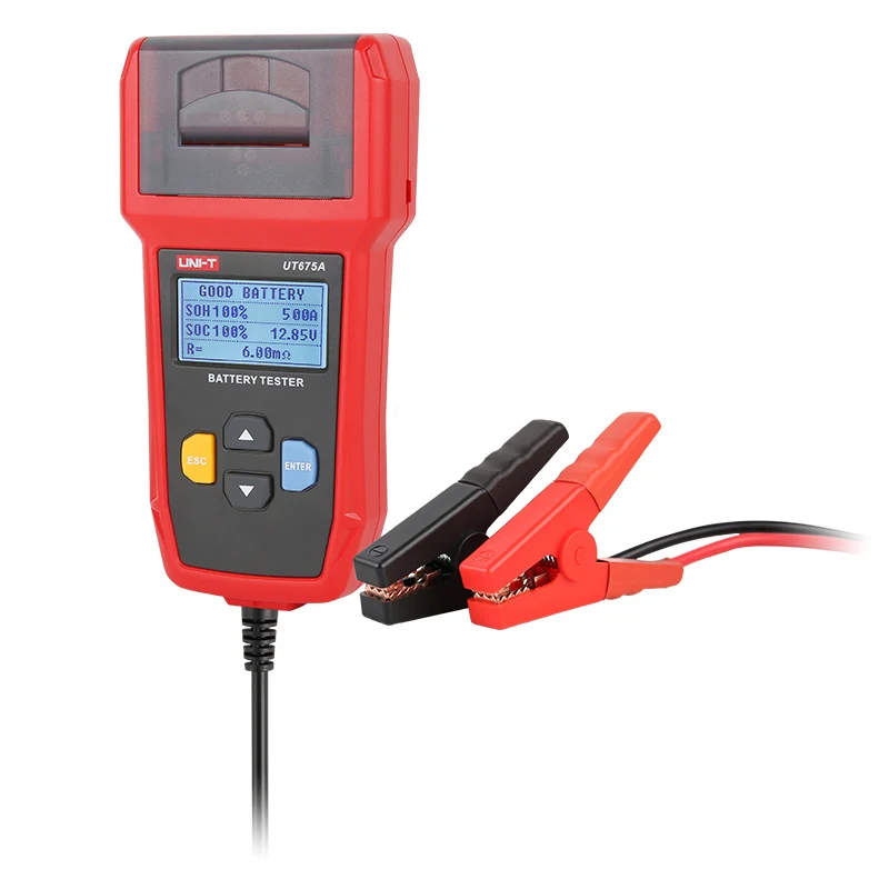 UNI-T UT673A UT675A car battery tester 12/24V charging or cranking system test battery power/life display