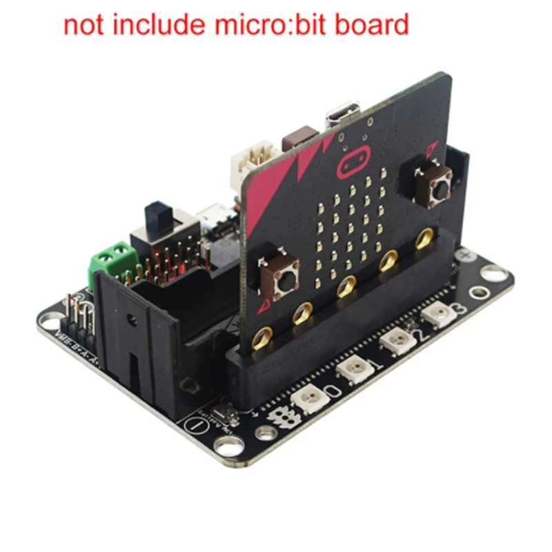 Untuk Papan Ekspansi MICROBIT untuk Papan Adaptor Microbit Robot Pemrograman Mobil Pintar DIY Ekspansi Python