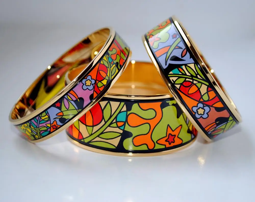 

Cloisonne jewelry jewelry bracelet Austrian style of art jewelry 006