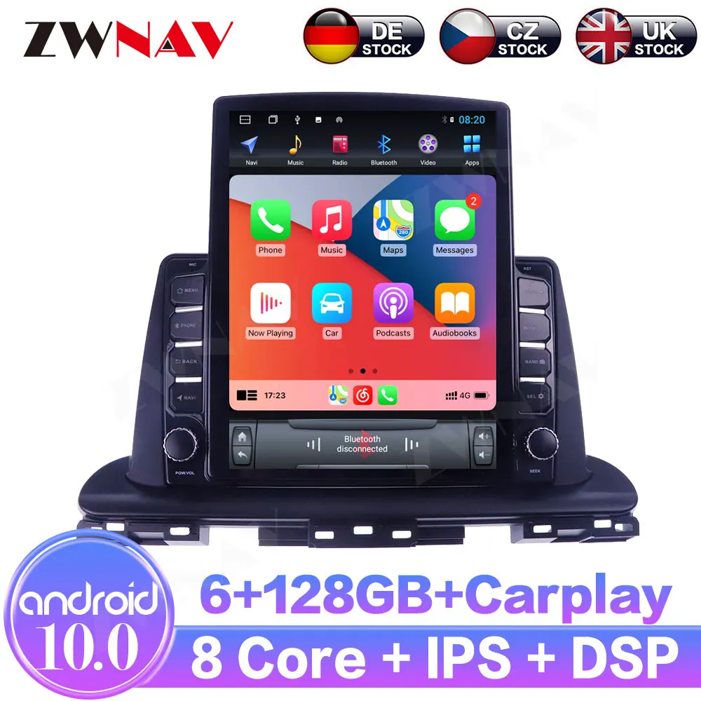 6+128GB Android 10.0 For Kia Cerato 2018 - 2020 IPS Touch Screen Receiver Car Multimedia Radio Player GPS Navigation DSP Carplay