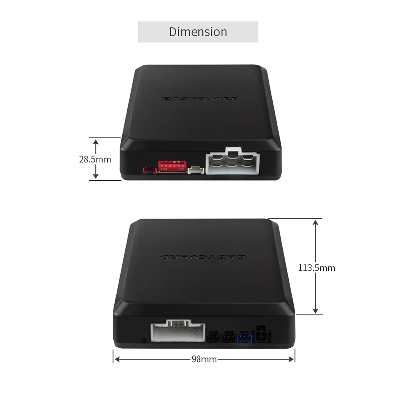 Kwaliteit Easyguard passieve keyless entry auto alarm hoppen code auto start starter drukknop start touch wachtwoord toetsenbord DC12V