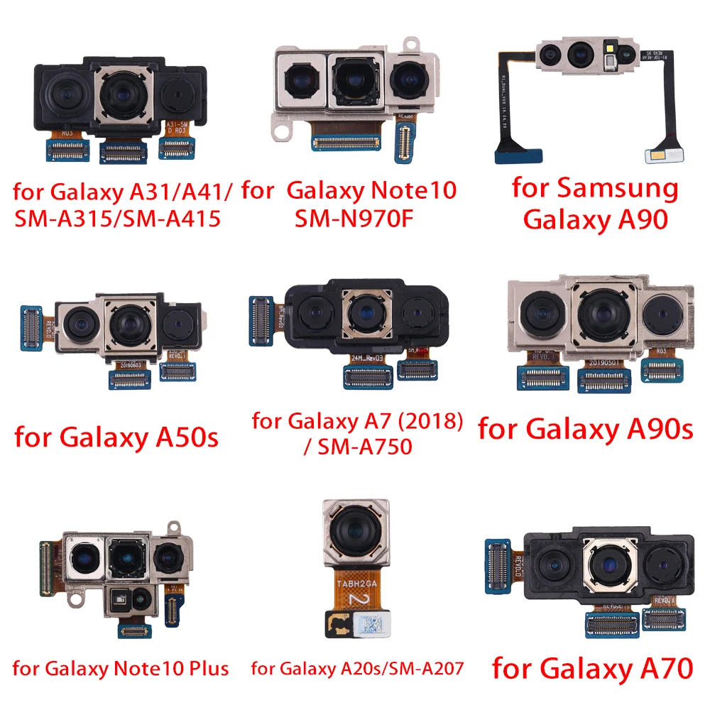 Back Facing Camera for Samsung Galaxy A31/A41/SM-A315/SM-A415/A90/A50s/A90s/A7(2018)/SM-A750/Note10 Plus/A20s / SM-A207/A70