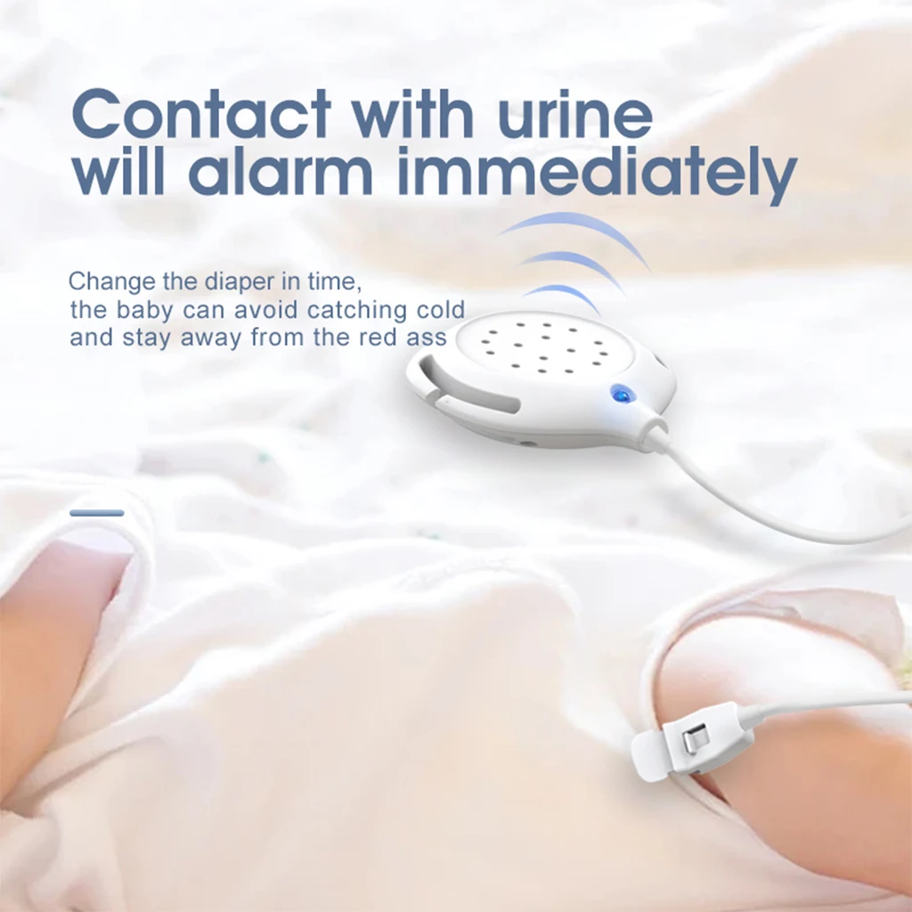 Bedwetting Alarm Loud Sound Vibration Bed Wetting Prevention Nighttime Enuresis Elderly Kids Adults