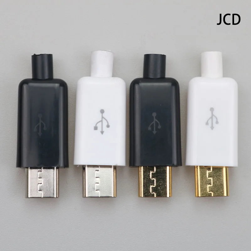 10pcs 5A USB Connector Type A Type-c Male USB 5 Pin gold-plated Plug Socket Connector Micro USB Connector Male female Plug