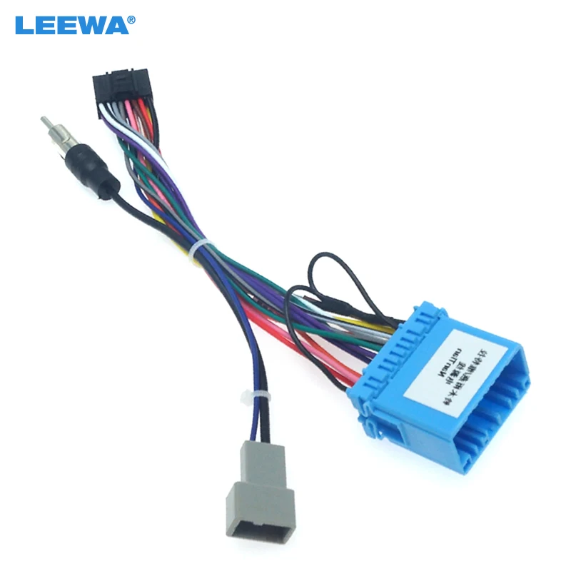 

LEEWA Car Audio 16PIN Adaptor Wiring Harness For Suzuki Swift SX4 2006+ Stereo Install Aftermarket Power Calbe #CA2096