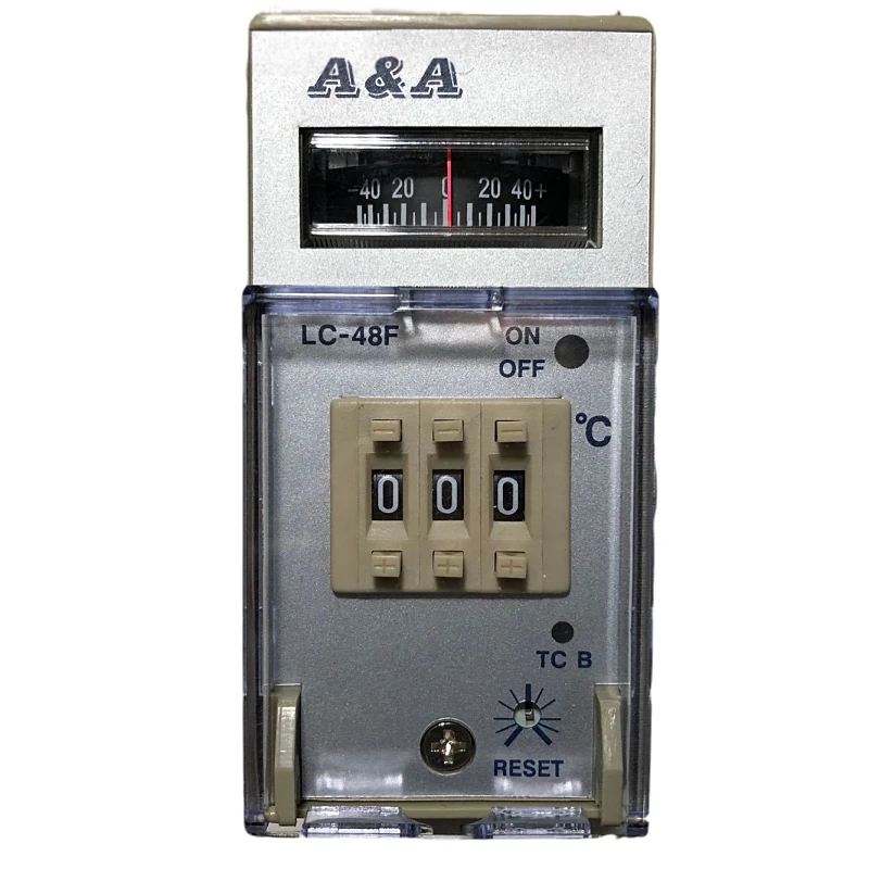 

A & A LC-48F Pointer Temperature Controller LC48F Deviation Temperature Controller with Cover Temperature Controller