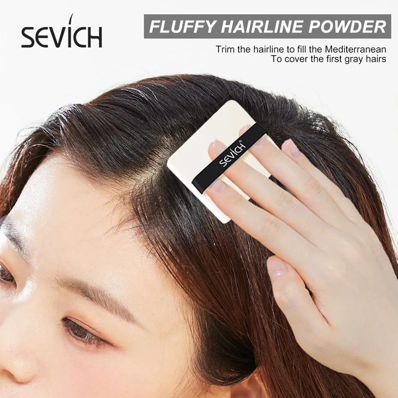 Sevich Instantly Water Proof Hair Line Powder In Hair Color Edge Control Hair Line Shadow Makeup Hair Concealer Root Cover Up