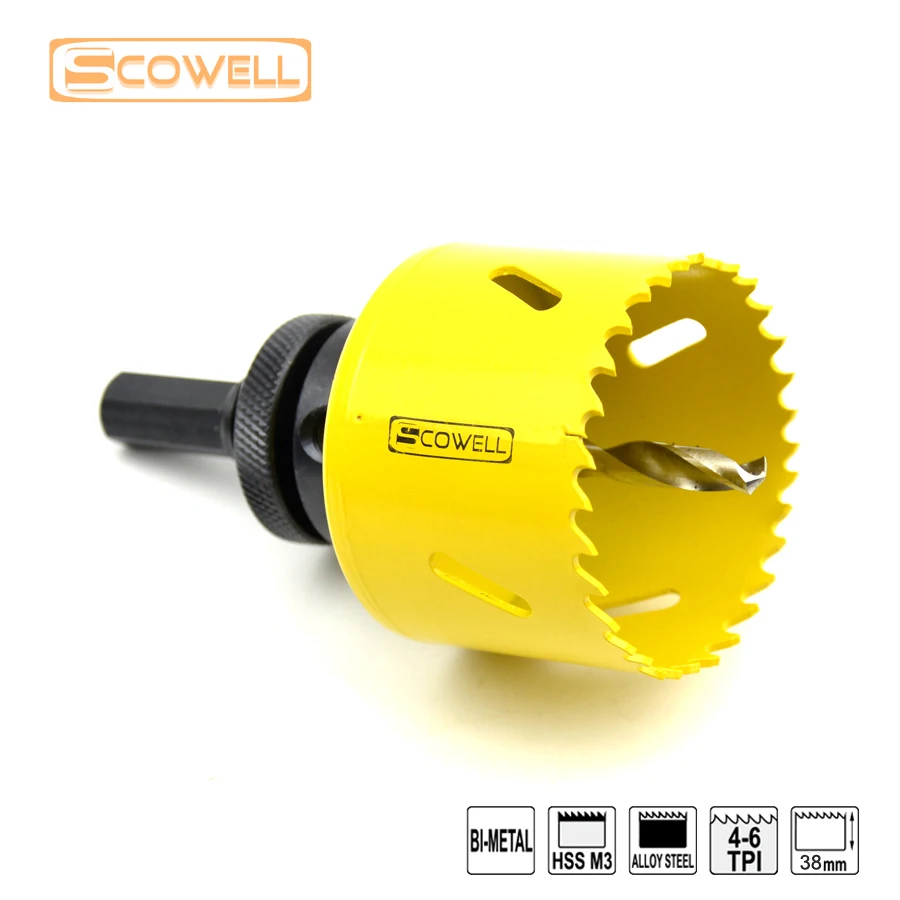7PCS Hole Saw ชุดอเนกประสงค์ Holesaw เครื่องตัดโลหะไม้ 19 มม.-73 มม.DIY เครื่องมือ HSS Bi-โลหะ M3 มงกุฎเลื่อย DIY เครื่องมืออุปกรณ์เสริม