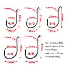 20PCS Octopus Beak Hooks for Saltwater #2