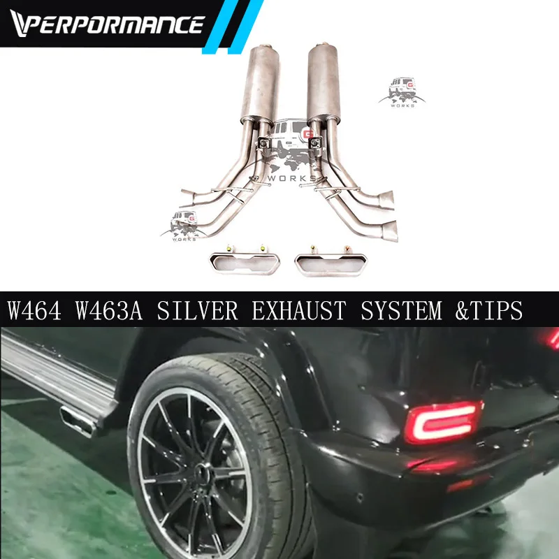 

2019year~G Class W464 G63 G500 Stainless Iron Exhaust System Exhaust Tips Exhaust Pipes Muffler Tips Muffler Pipes