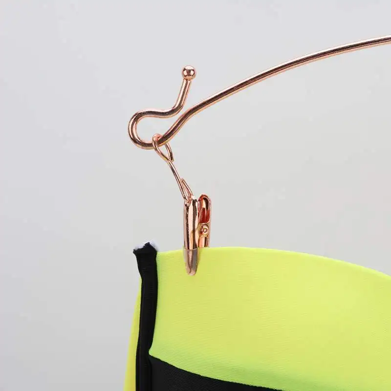 1PCS Metal Bold Non-slip Hanger Underwear Alloy Underwear Clothespin Bra Underwear Socks Panties Clip Clothes Organization