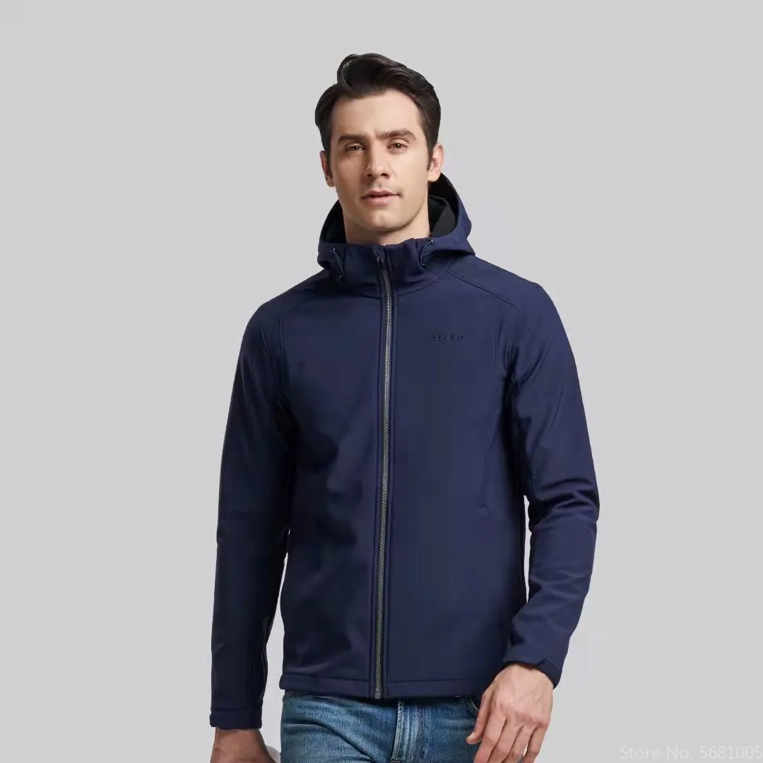 Xiaomi Pelliot Mùa Thu Và Mùa Đông Vỏ Mềm Áo Khoác Nữ Co Giãn Chống Gió Chống Thấm Nước Ấm Nỉ Nam Ngoài Trời Quần Áo.