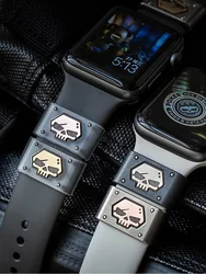 Skull Tactical Bag Buckle Clips Molle 2099 Watch Backpack Jackets Strap Ring Buckle Metal Accessory Activity Bezel EDC Ring Gift