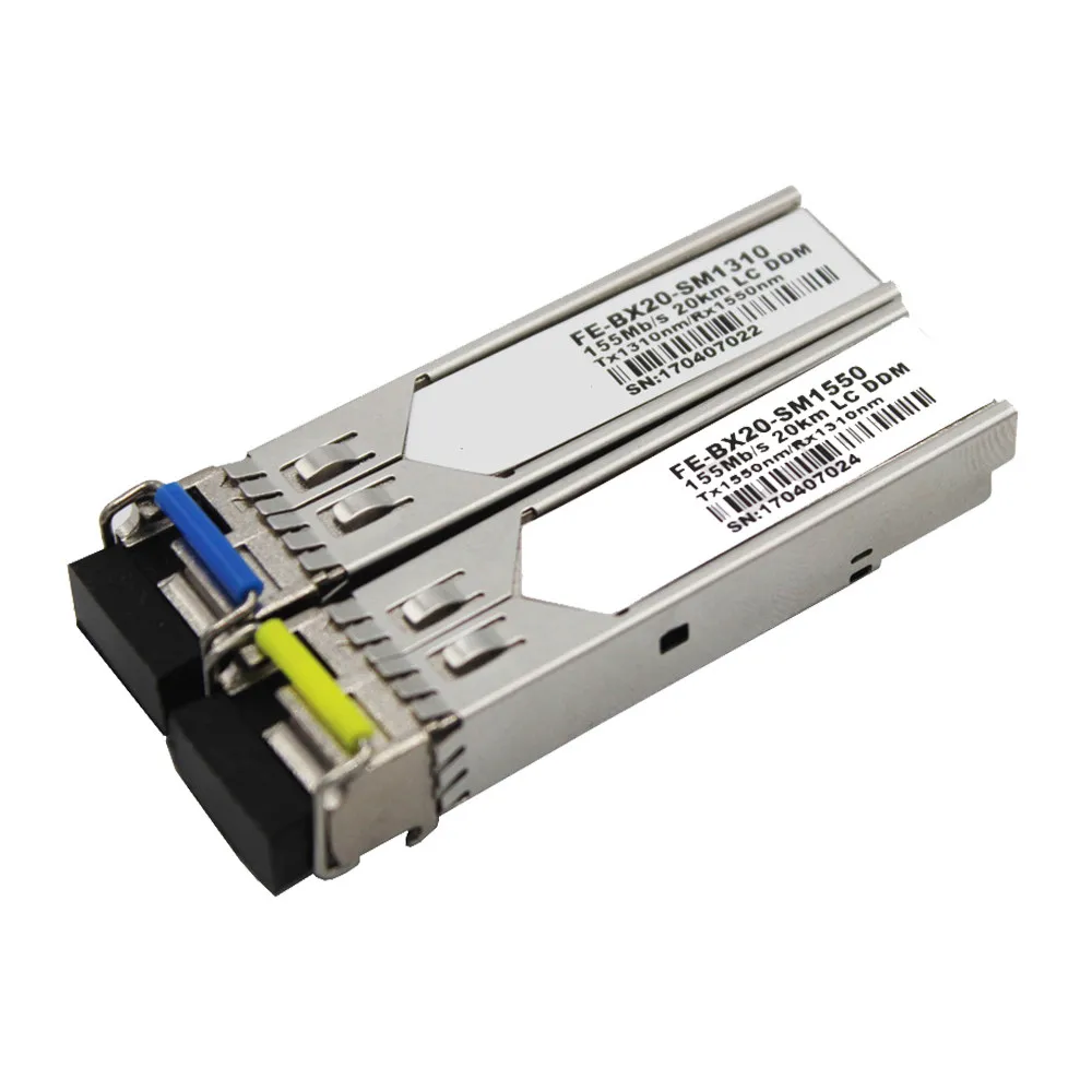 

155Mb/s SFP Transceiver Singlemode dual fiber 20km 1310nm LC DDM