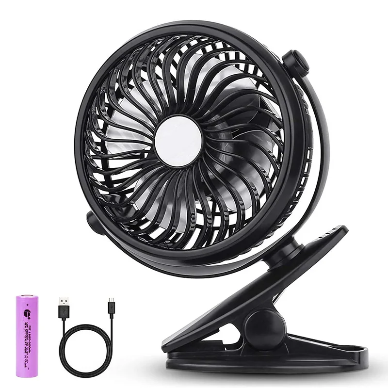 

Portable Electric Fan with Clip USB Fan Charging Desktop Mini Handheld Baby Fan for Ded Camping Travelling Outdoor