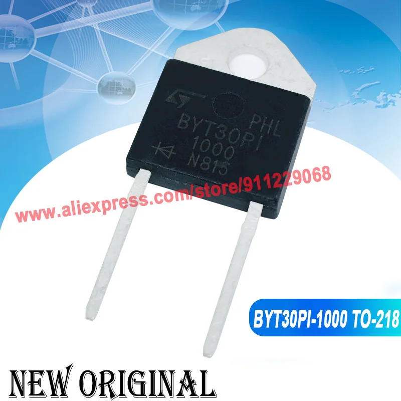 

(5 Pieces) BYT30PI-1000 TO-218 1000V 30A