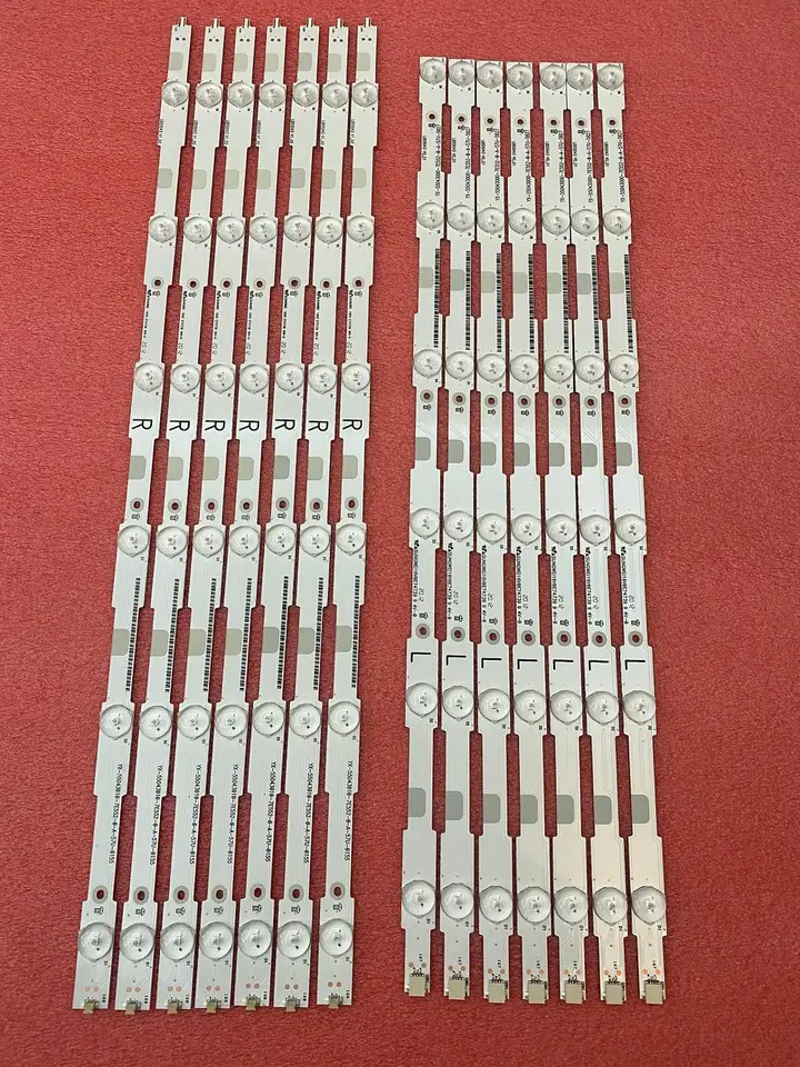 Bande LED 12 Lampes Pour TV Philips 55 Pouces – 55PUH6400/88, 55PUK6400/12, 55PFF6650/T3, LB55052 V0/V1 (14 Bandes)