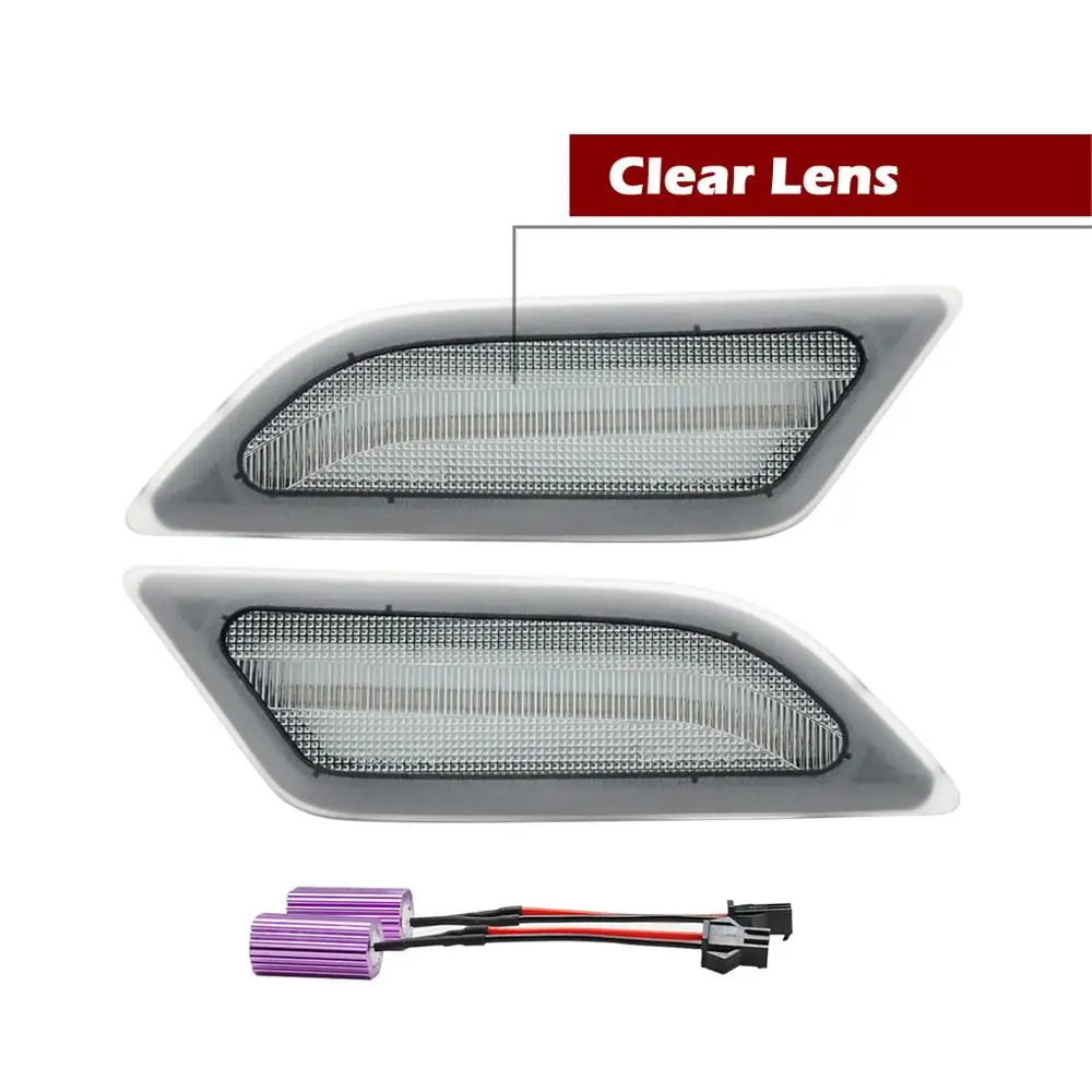 

Front Amber LED Side Marker Lamp For Benz C-Class W204 C250 C300 C350 C63 AMG Car Turn Signal Light