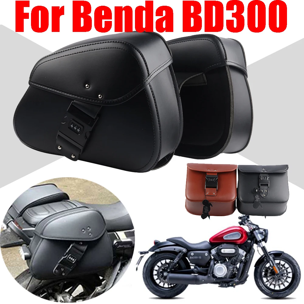 

For Benda BD300 BD 300 Saddle Bag Motorcycle Accessories Luggage Bag Side Bag Tool Bag Waterproof Storage Bags Saddlebag Parts