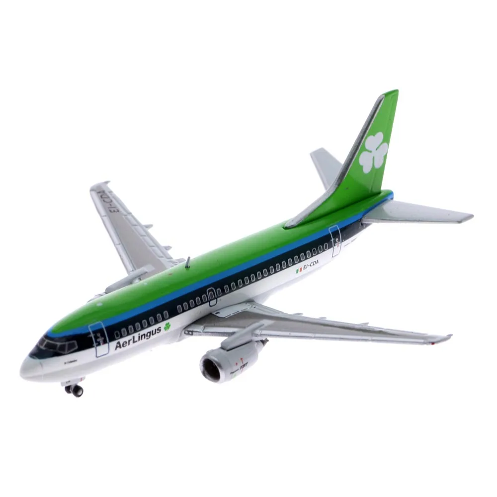 1:400 Alloy Collectible Plane JC Wings XX4884 Aer Lingus Airlines Boeing B737-500 Diecast Aircraft Jet Model EI-CDA With Stand