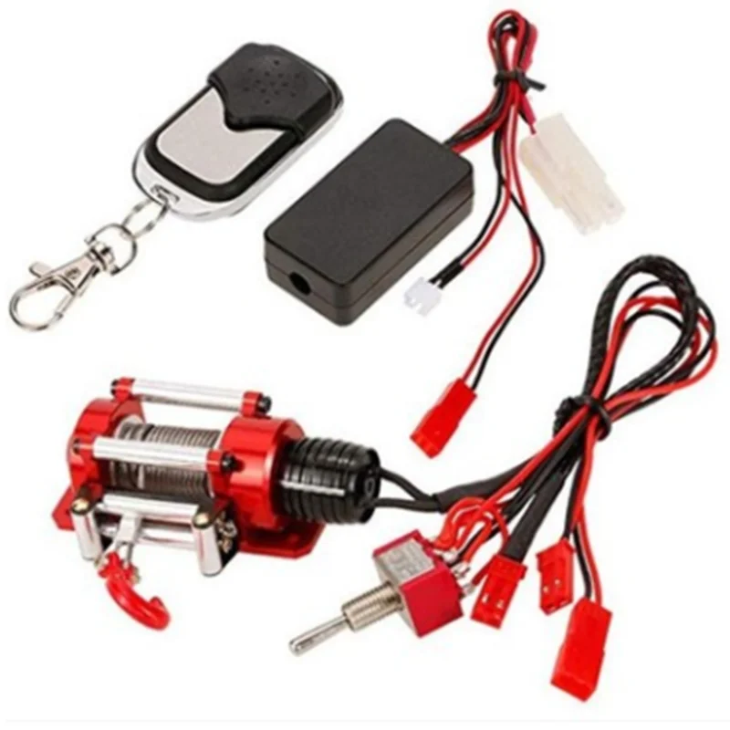 Scx10 Klimmen Auto Model Accessoires Lier 1/10 Off-Road Voertuig Elektrische Lier Accessoires Simulatie Klim Lier Lier